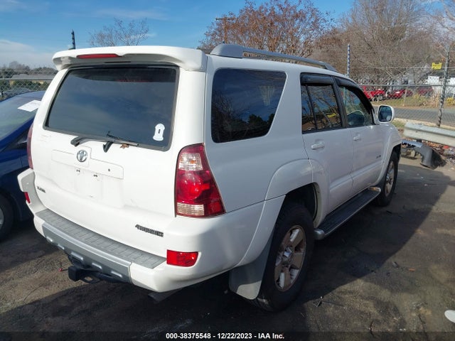 2004 TOYOTA 4RUNNER LIMITED V8 VIN: JTEZT17R148005235