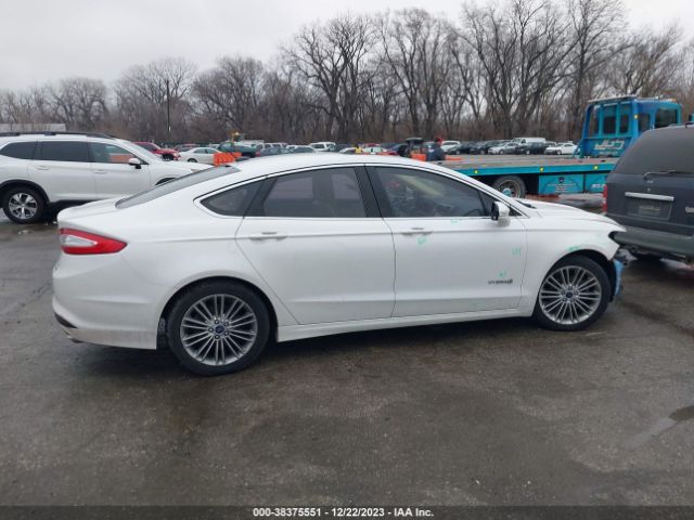 3FA6P0LUXER233868 Ford Fusion Hybrid Se
