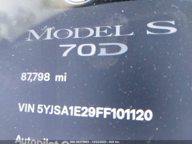 5YJSA1E29FF101120 Tesla Model S 70d/85d/p85d