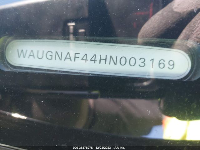 WAUGNAF44HN003169 Audi A4 2.0t Premium