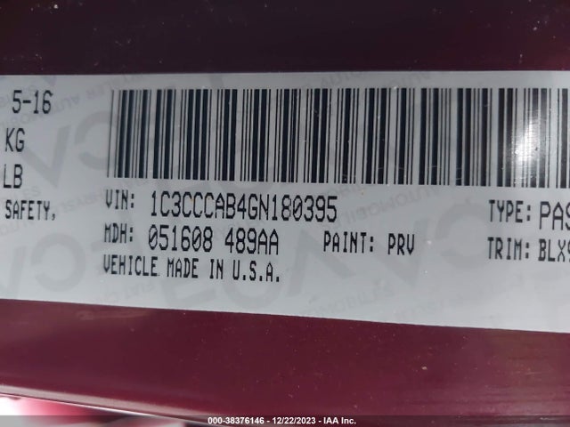 Chrysler 200 Limited Platinum 2016 1C3CCCAB4GN180395 Image 9