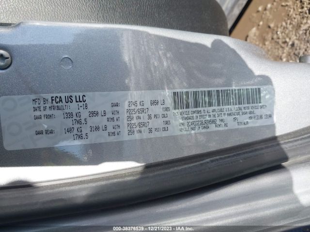 2C4RDGEG8JR205082 Dodge Grand Caravan Gt