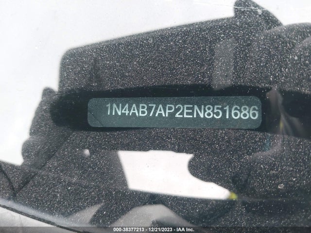 2014 NISSAN SENTRA SV VIN: 1N4AB7AP2EN851686