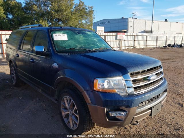 Продаж на аукціоні авто 2015 Ford Expedition El King Ranch, vin: 1FMJK1JTXFEF10683, номер лоту: 38378230