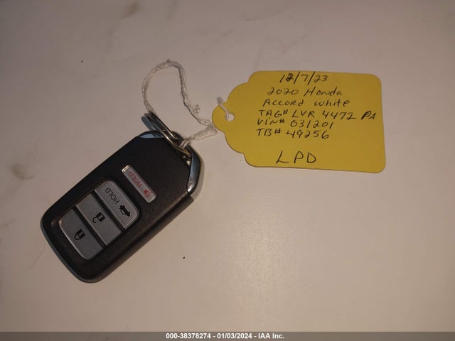 Honda ACCORD LX 2020 1HGCV1F13LA031201 Image 11
