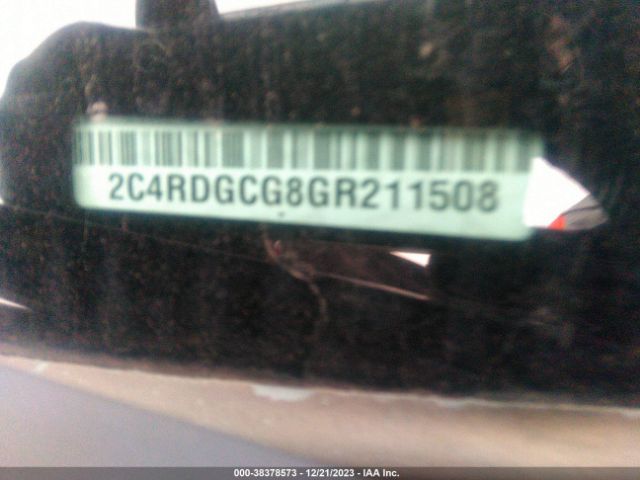 2C4RDGCG8GR211508 Dodge Grand Caravan Sxt