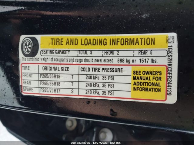 1GKS2HKC5FR244129 GMC Yukon Xl 1500 Slt