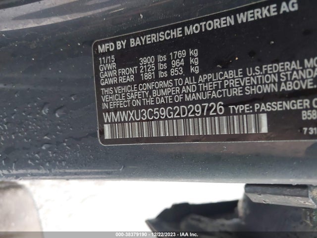 2016 MINI HARDTOP WMWXU3C59G2D29726 Photo 8