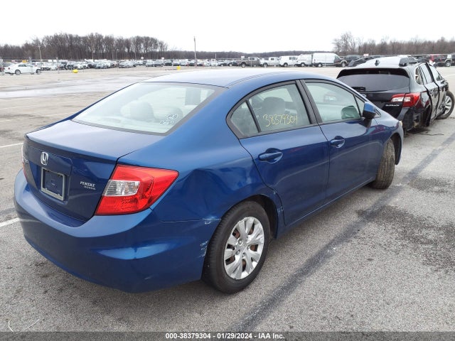 2012 HONDA CIVIC LX VIN: 19XFB2F5XCE031786