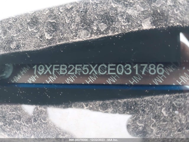2012 HONDA CIVIC LX VIN: 19XFB2F5XCE031786