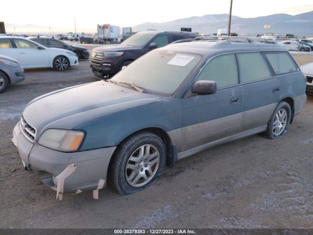 Auction sale of the 2002 Subaru Legacy Outback W/all Weather Pkg , vin: 4S3BH675X27646565, lot number: 438379383
