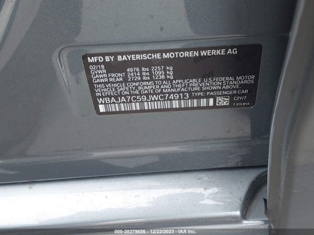 WBAJA7C59JWC74913 BMW 530i Xdrive