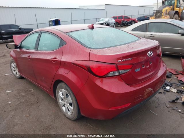 5NPDH4AEXGH751115 Hyundai ELANTRA SE
