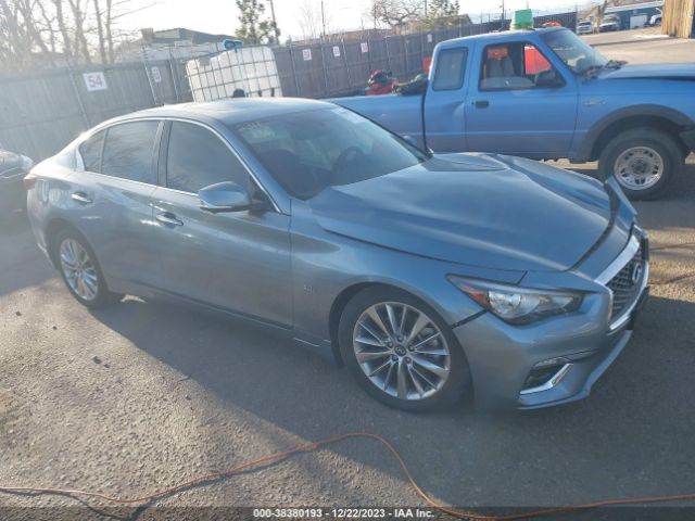 Auction sale of the 2018 Infiniti Q50 3.0t Luxe, vin: JN1EV7AR3JM441650, lot number: 38380193