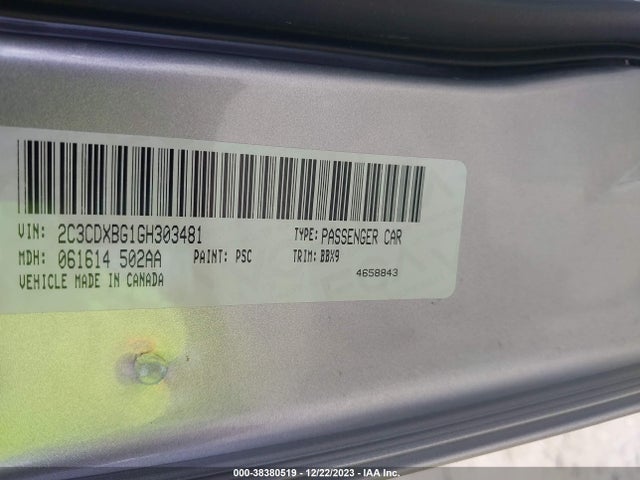 Dodge Charger Se 2016 2C3CDXBG1GH303481 Image 9