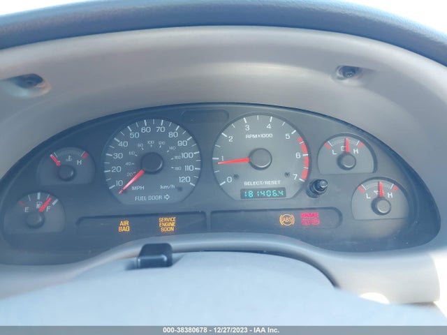 2000 FORD MUSTANG VIN: 1FAFP4049YF162076
