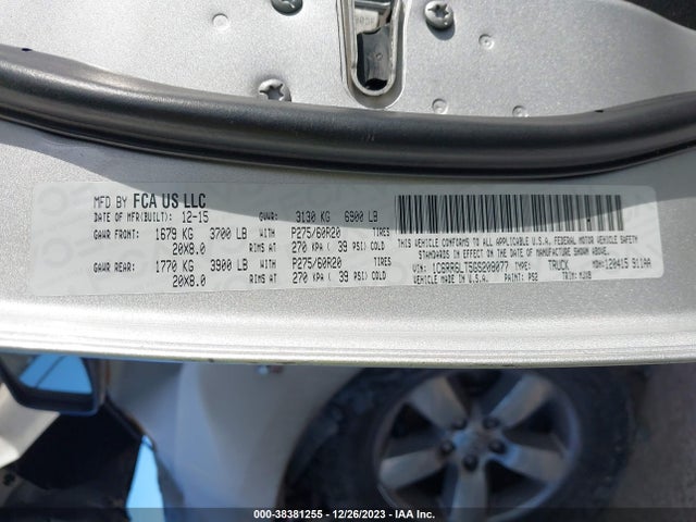 RAM 1500 Lone Star 2016 1C6RR6LT5GS208077 Image 9