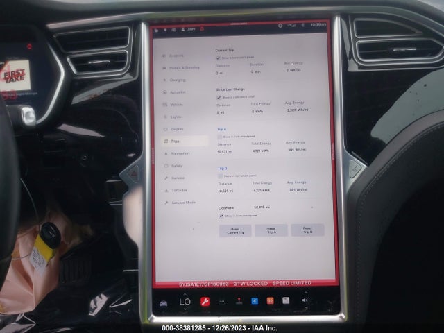 Tesla Model S 60/70/75/85 2016 5YJSA1E17GF160983 Image 7