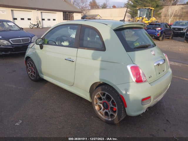 2012 FIAT 500 3C3CFFBR2CT370419 Photo 2