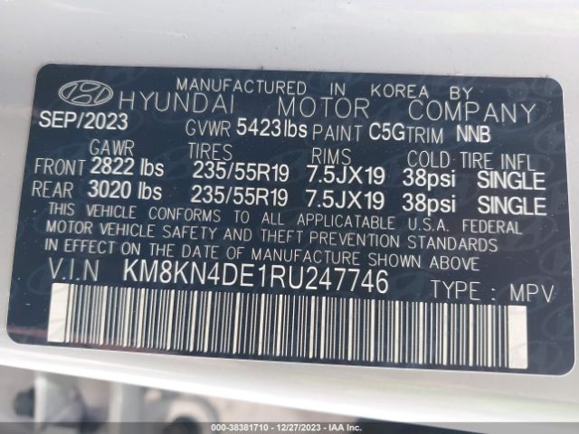 2024 HYUNDAI IONIQ 5 KM8KN4DE1RU247746 Photo 8