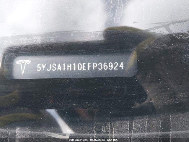 5YJSA1H10EFP36924 Tesla Model S P85