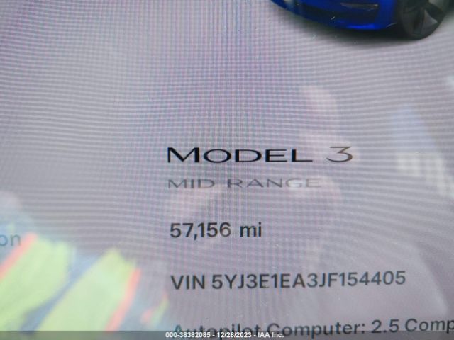 5YJ3E1EA3JF154405 Tesla MODEL 3