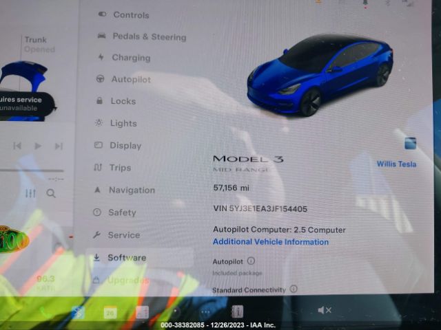 5YJ3E1EA3JF154405 Tesla MODEL 3