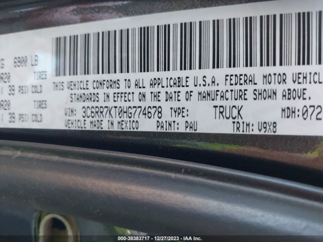 2017 RAM 1500 3C6RR7KT0HG774678 Photo 8