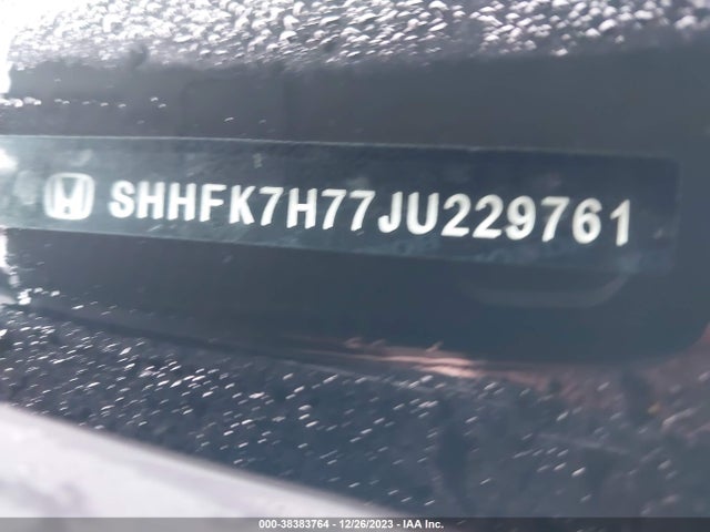 Honda Civic Ex-l 2018 SHHFK7H77JU229761 Image 9