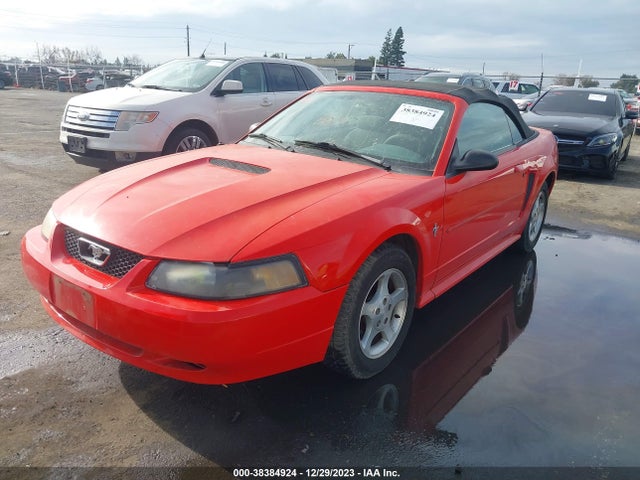 2001 FORD MUSTANG DELUXE/PREMIUM VIN: 1FAFP44491F101312