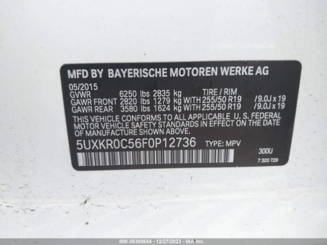 5UXKR0C56F0P12736 BMW X5 Xdrive35i