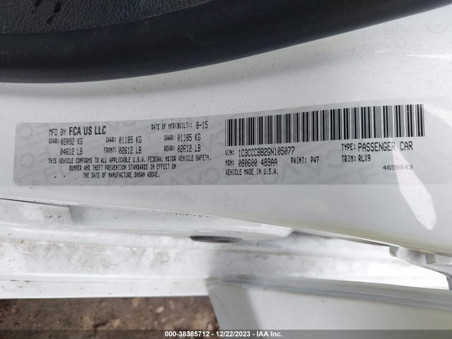 Chrysler 200 S 2016 1C3CCCBB2GN105077 Image 9