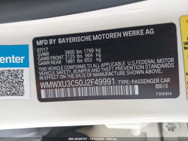 2018 MINI HARDTOP WMWXU3C50J2F49991 Photo 8