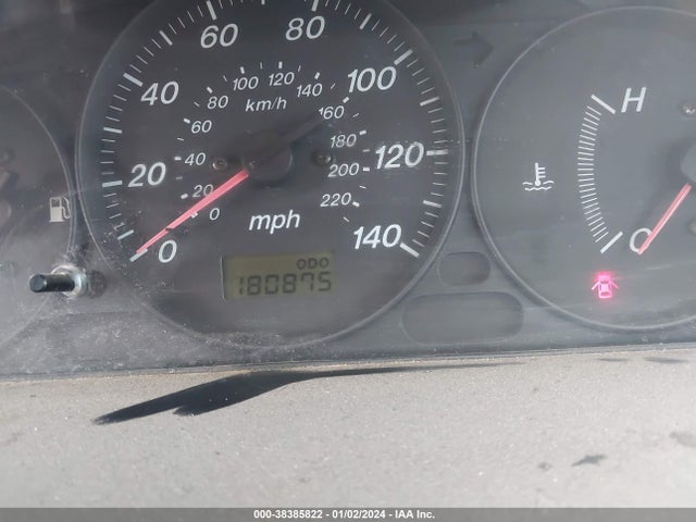 2000 MAZDA PROTEGE DX/LX VIN: JM1BJ2224Y0239255