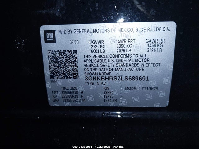 Chevrolet Blazer Awd 2lt 2020 3GNKBHRS7LS689691 Image 9