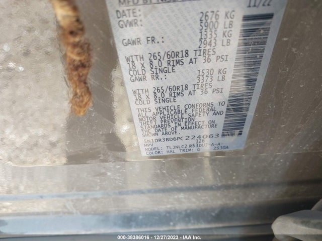 Nissan Pathfinder Rock Creek 4wd 2023 5N1DR3BD6PC224063 Image 9