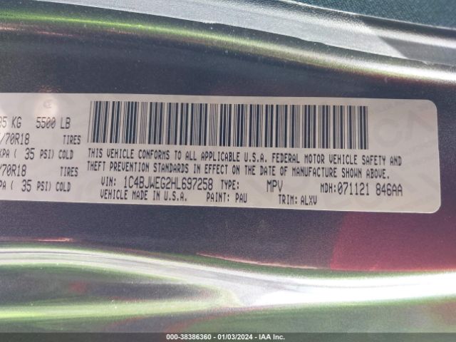 2017 JEEP WRANGLER UNLIMITED 1C4BJWEG2HL697258 Photo 8