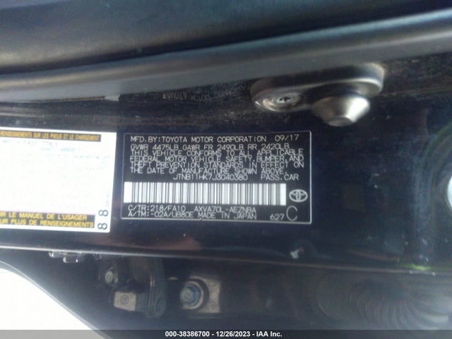 Toyota CAMRY LE 2018 JTNB11HK7J3040380 Image 9