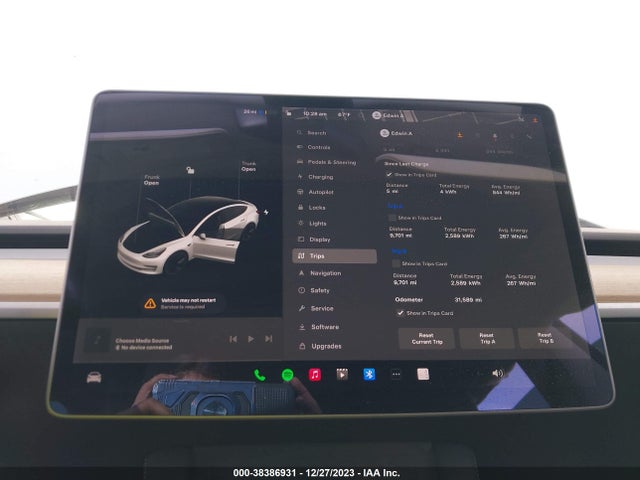 5YJ3E1EA1MF997121 Tesla Model 3 Standard Range Plus Rear-wheel Drive