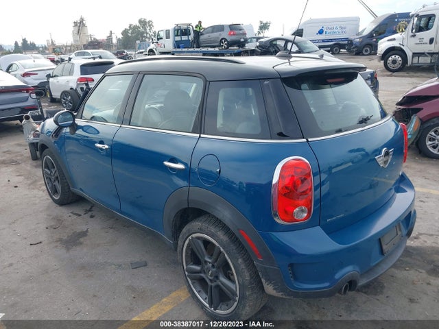2012 MINI COOPER S COUNTRYMAN WMWZC3C56CWL84856 Photo 2