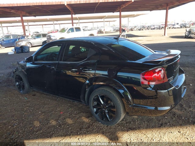 2013 DODGE AVENGER SXT VIN: 1C3CDZCB9DN716203