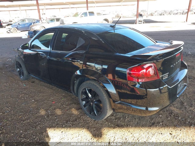 2013 DODGE AVENGER SXT VIN: 1C3CDZCB9DN716203