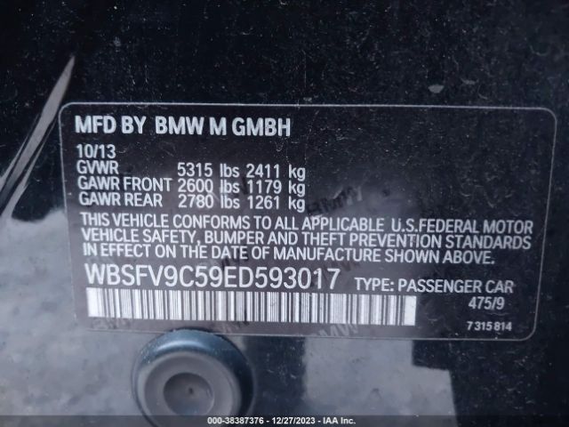 WBSFV9C59ED593017 BMW M5