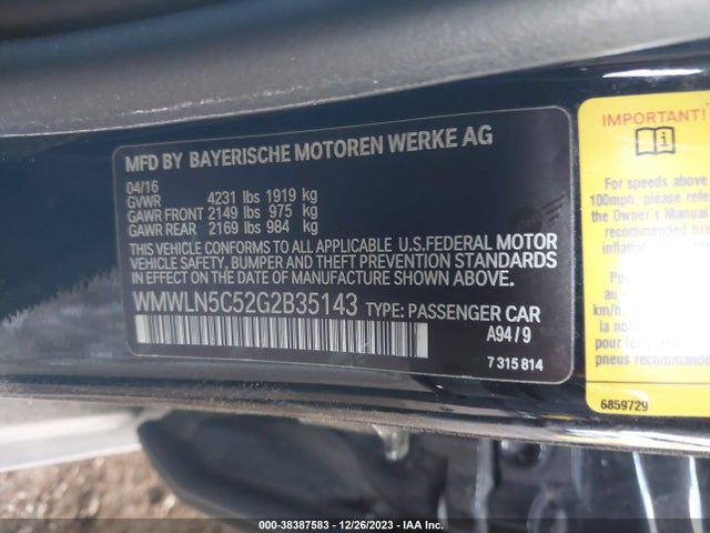 2016 MINI CLUBMAN WMWLN5C52G2B35143 Photo 8