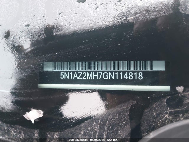 Nissan 2016 2016 5N1AZ2MH7GN114818 Image 9