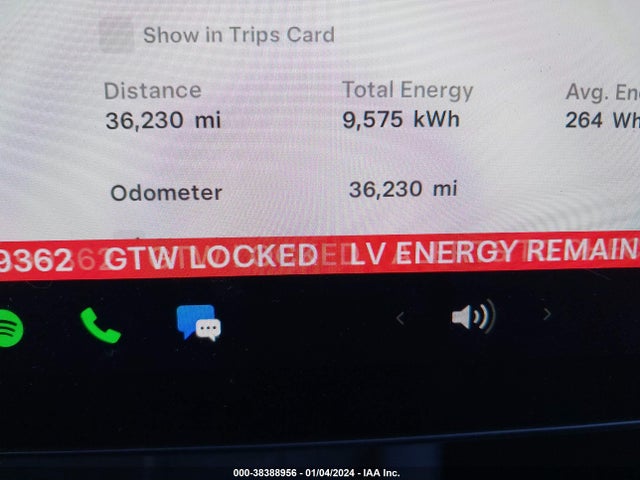 2022 TESLA MODEL Y PERFORMANCE DUAL MOTOR ALL-WHEEL DRIVE VIN: 7SAYGDEF0NF399362