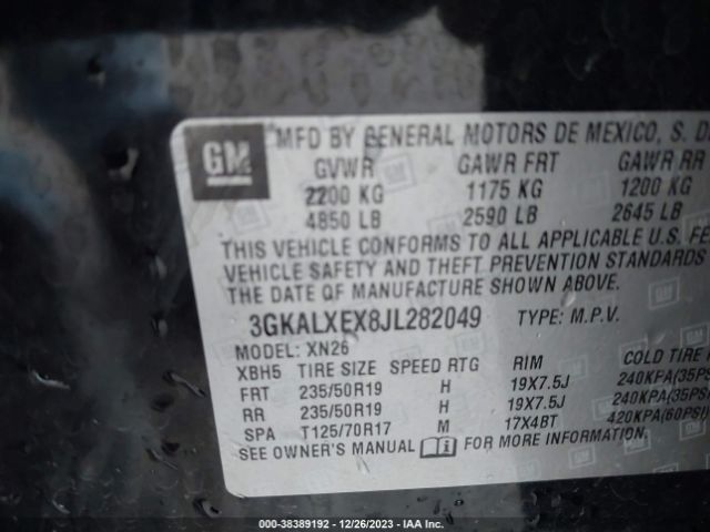 3GKALXEX8JL282049 GMC Terrain Denali