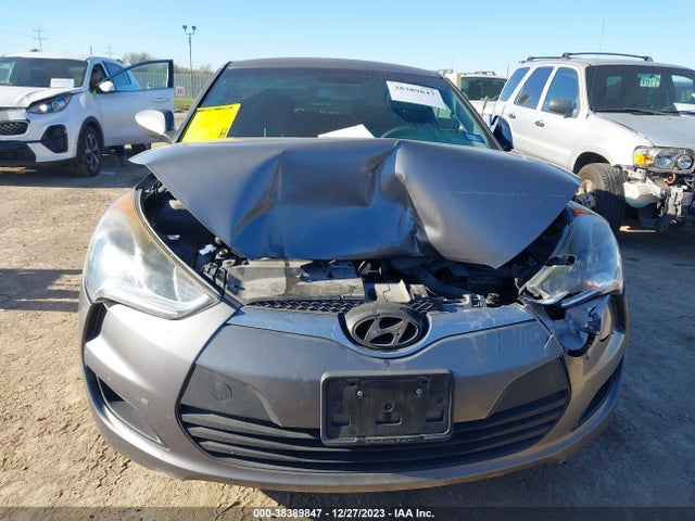 2014 HYUNDAI VELOSTER BASE W/BLACK VIN: KMHTC6AD4EU204613