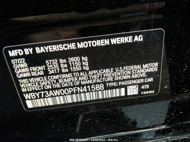 WBY73AW00PFN41588 BMW I4 Edrive40
