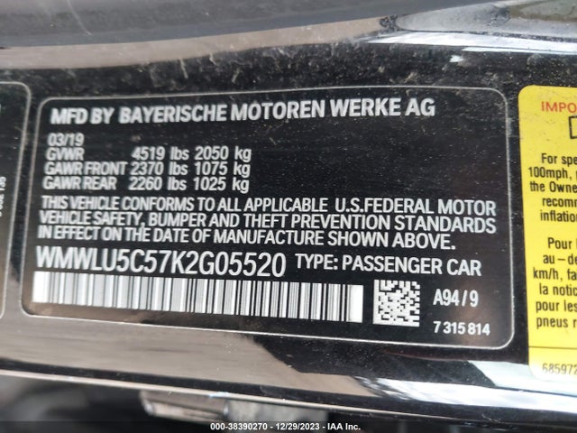 2019 MINI CLUBMAN WMWLU5C57K2G05520 Photo 8